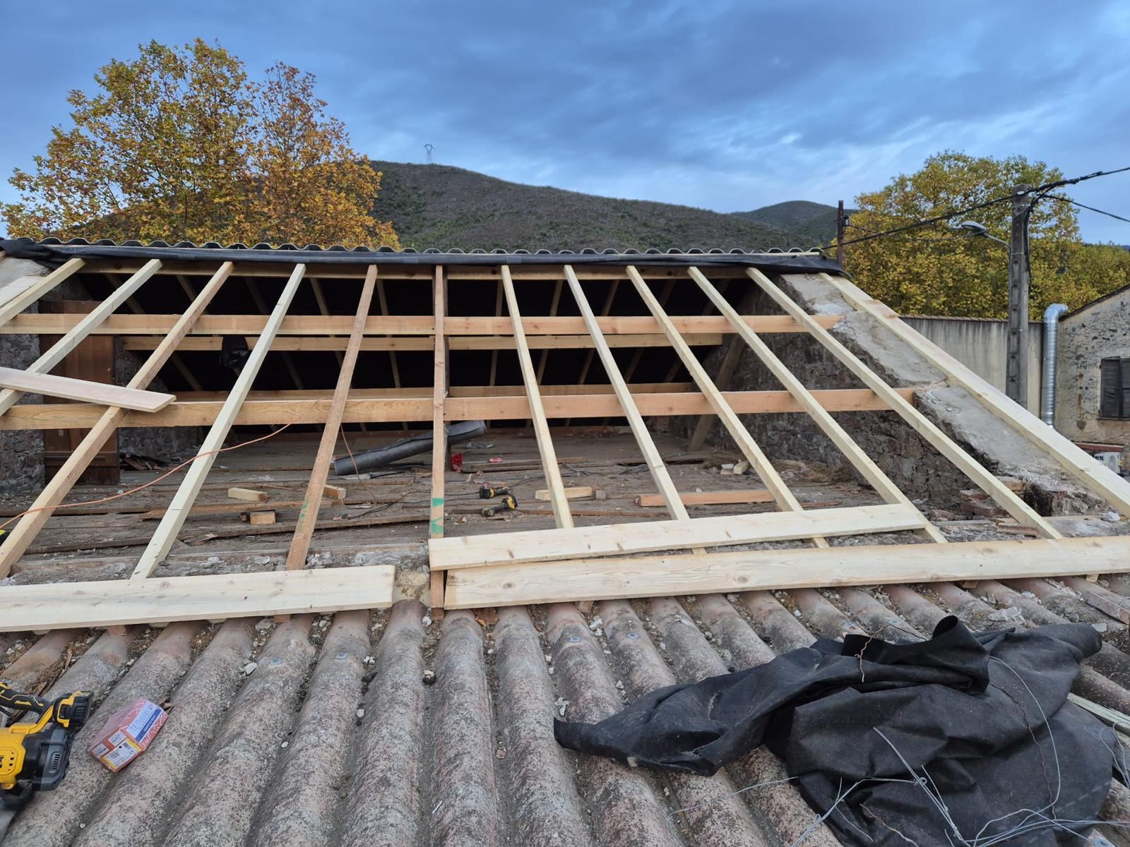 Réfection de toiture — chantier réalisé par Richard Couverture